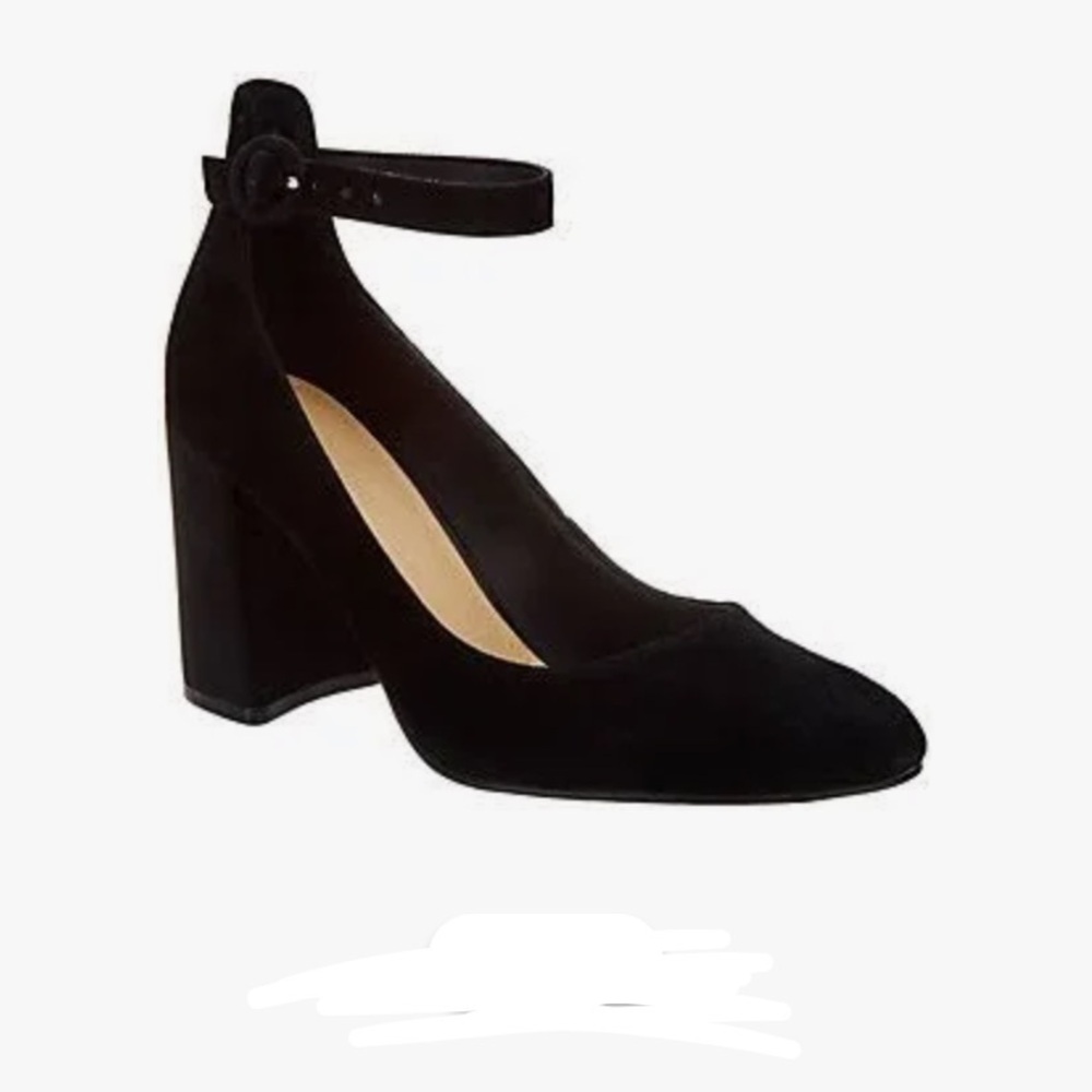 Marc Fisher Suede Ankle Strap Pumps